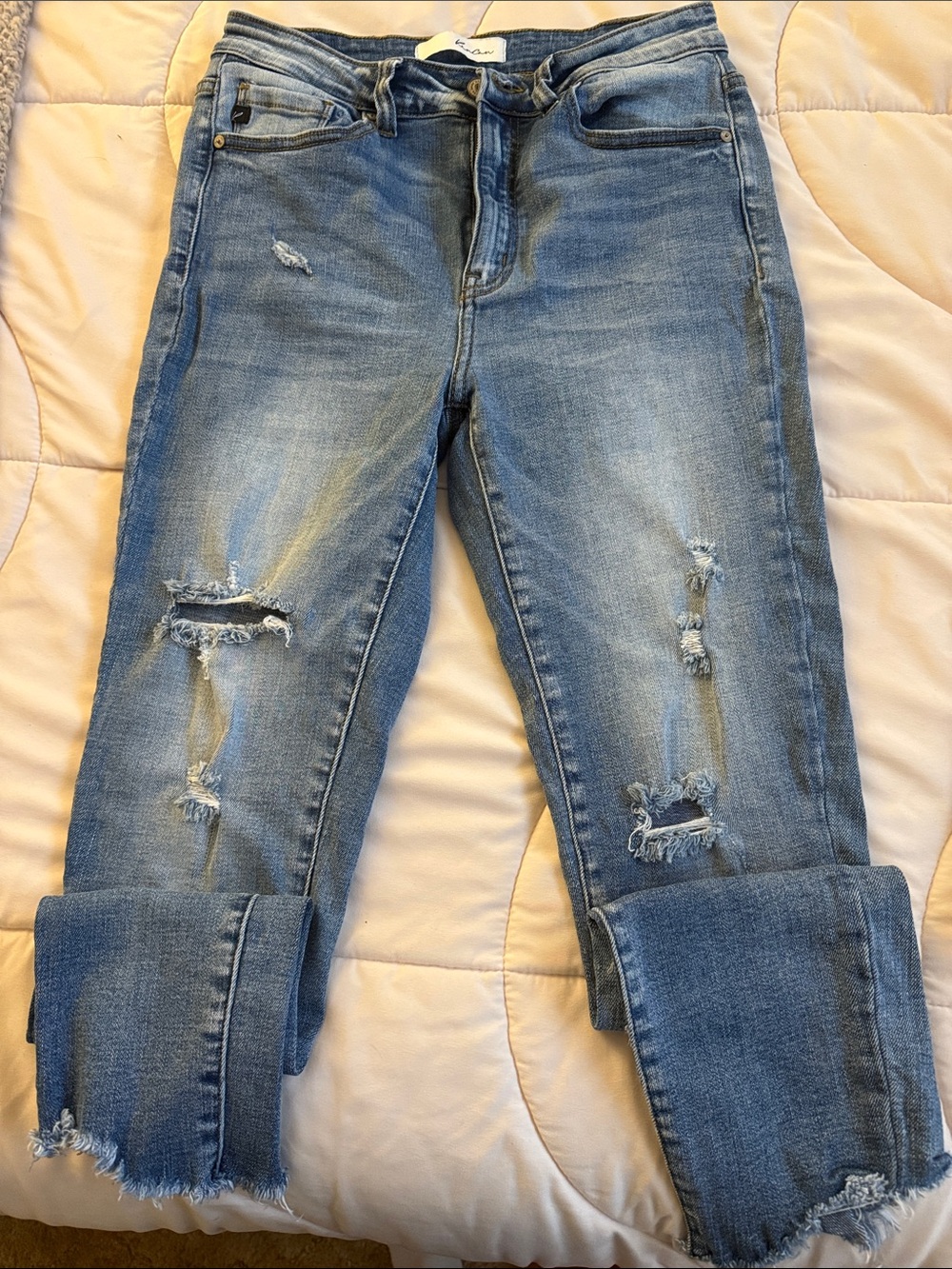 KanCan Distressed Light Blue Jeans